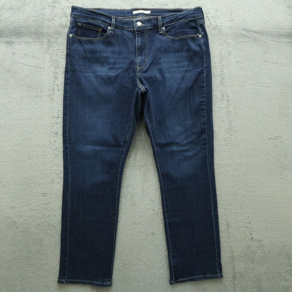 Levi's Jeans Women's Size 18M Blue High-Rise Classic Straight Denim 30" Inseam